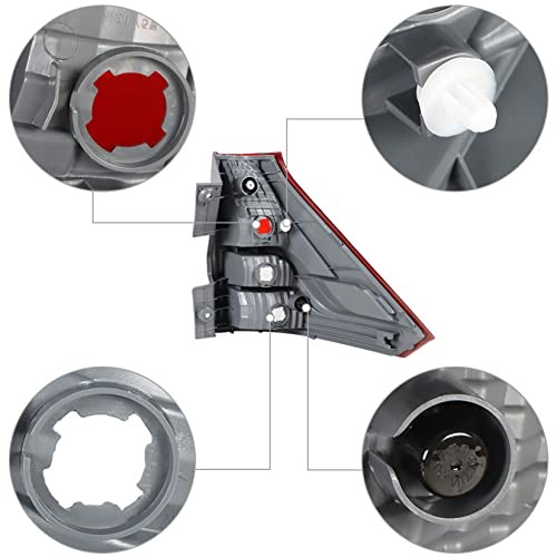 1-Pack LH Tail Light Assembly Replacement for CRV CR-V 2012-2014 Driver Side