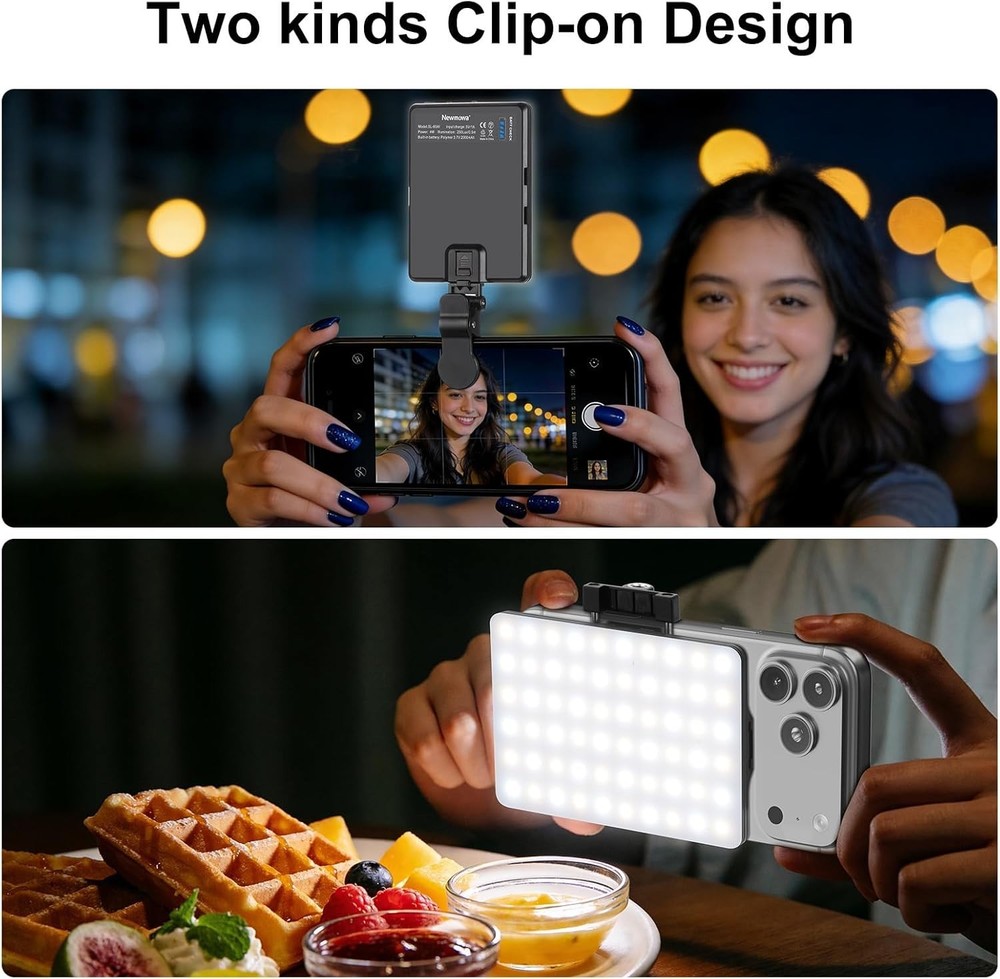 60 LED Video Conference Light with Clip-On Design