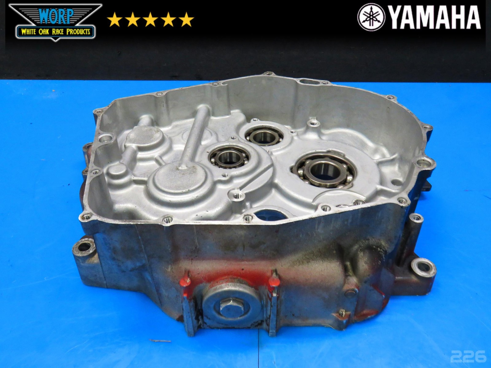 2006 YAMAHA RAPTOR 350 MATCHED LEFT RIGHT CRANK CASES CRANKCASE SET ~ OEM 04-13