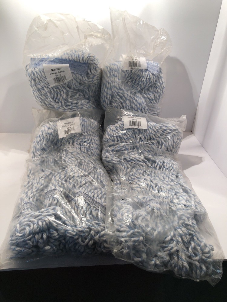 4 Pick Loop End Nylon Finishing Mop Medium Free Shipping