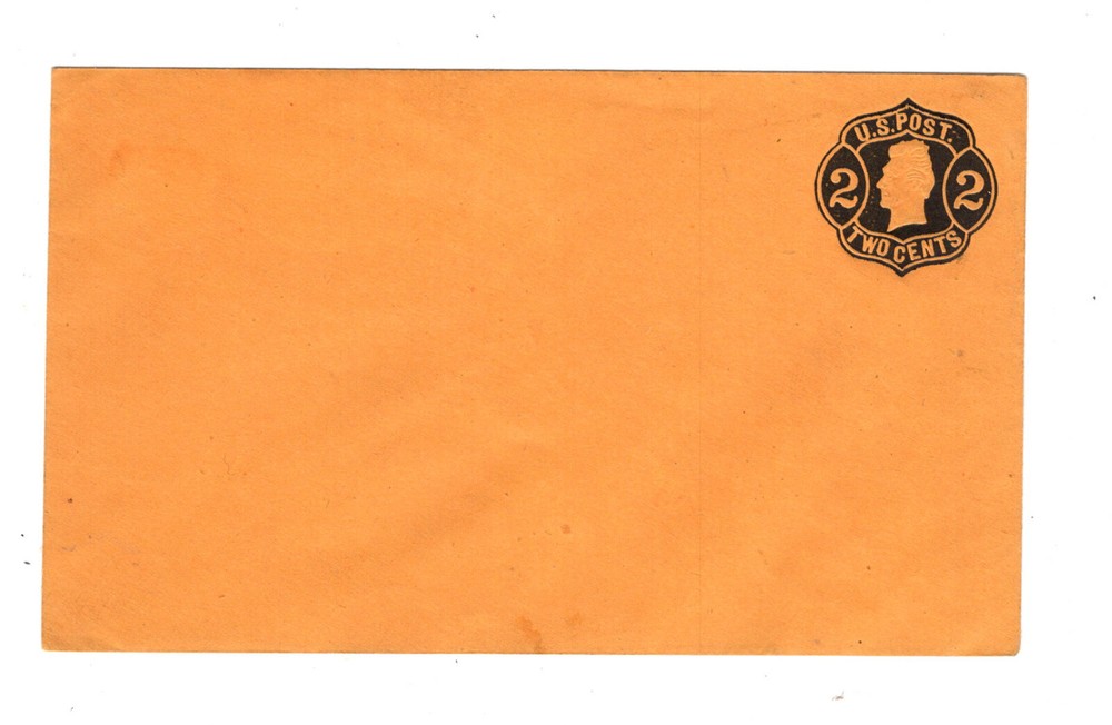 US   2  cent Lincoln  postal   envelope  unused