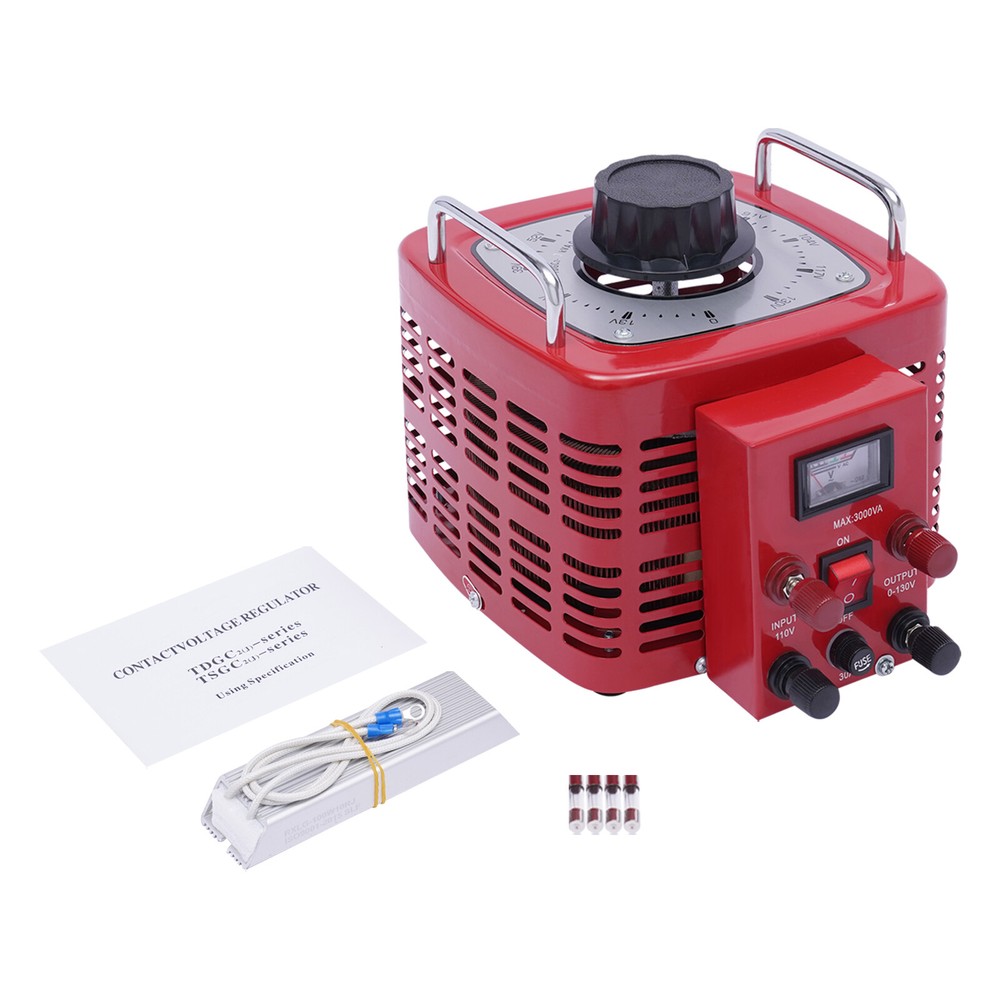 Variac Transformer Variable Voltage AC Regulator Metered 3000W 30Amp 110V