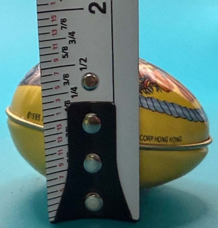 Lucy Rigg 1985 Teddy Bear Tin Egg