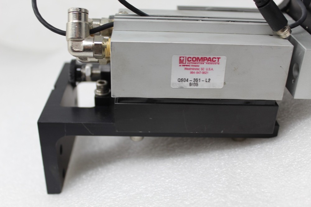 COMPACT AUTOMATION QS04-351-L2 PRECISION LINEAR STAGE WITH BRACKET