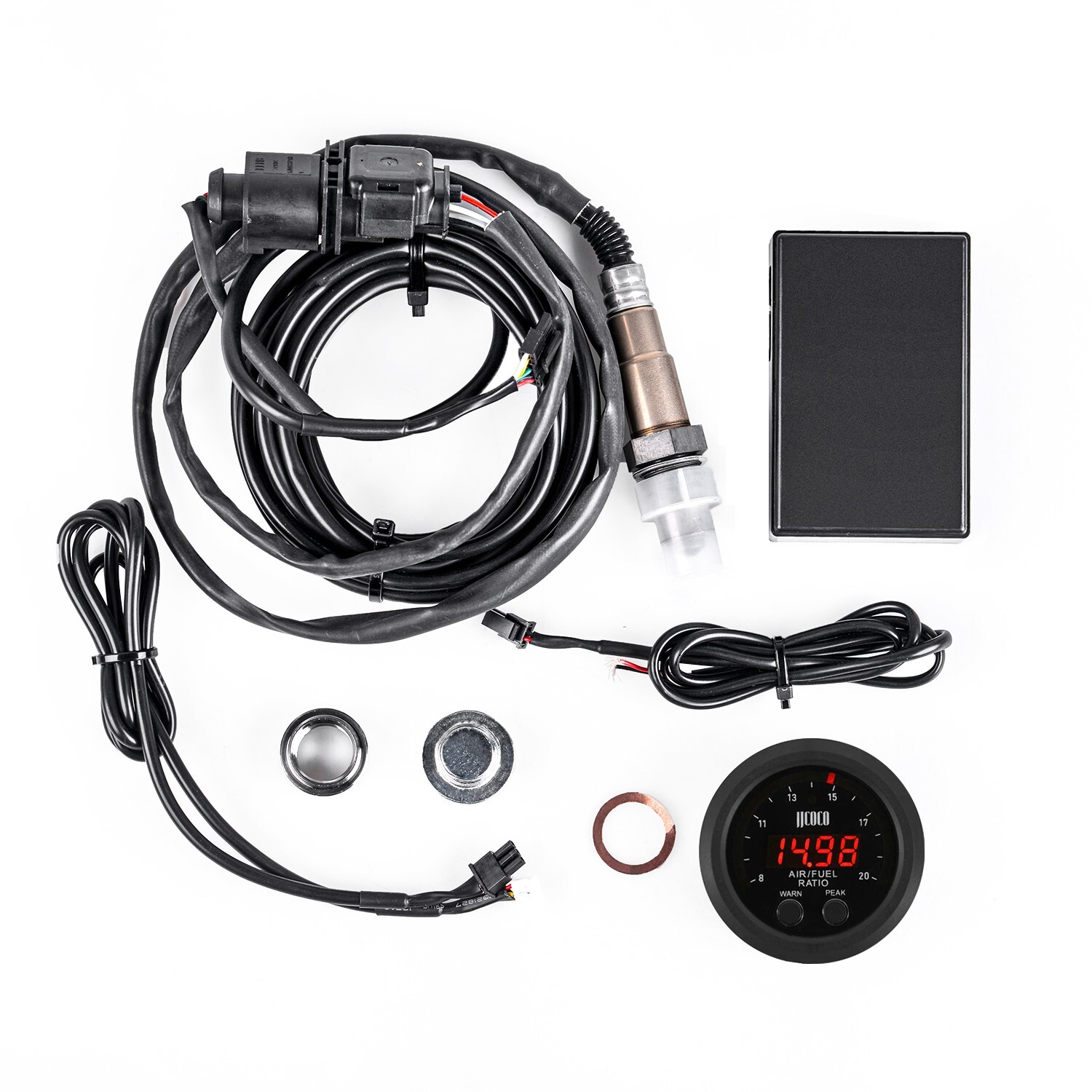 Universal Air/Fuel Ratio Gauge Kits 52MM AFR O2 Oxygen Sensor Controller Gauge