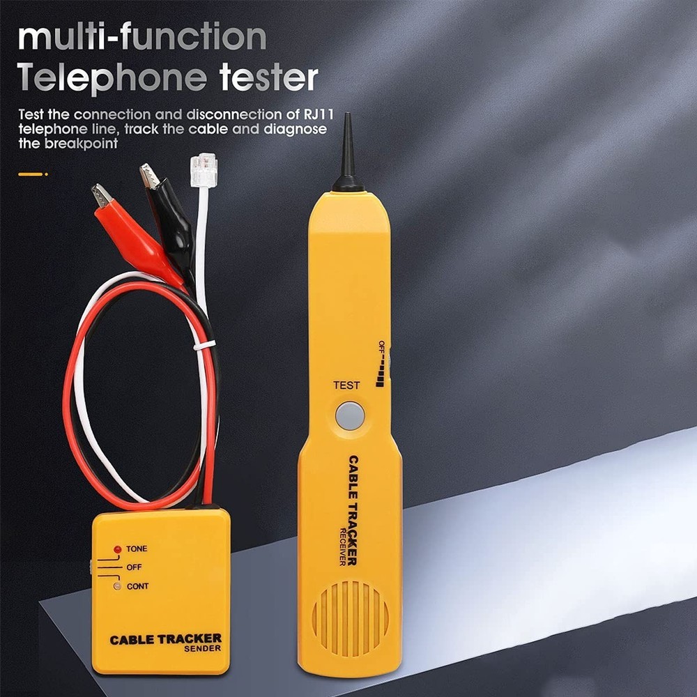 Electric Wire Cable Tracker with Tone Generator - Easy Network Testing Tool