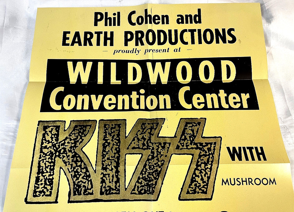 KISS Alive! Wildwood Convention Center POSTER 50th Anniversary Box 1975 Ace NEW