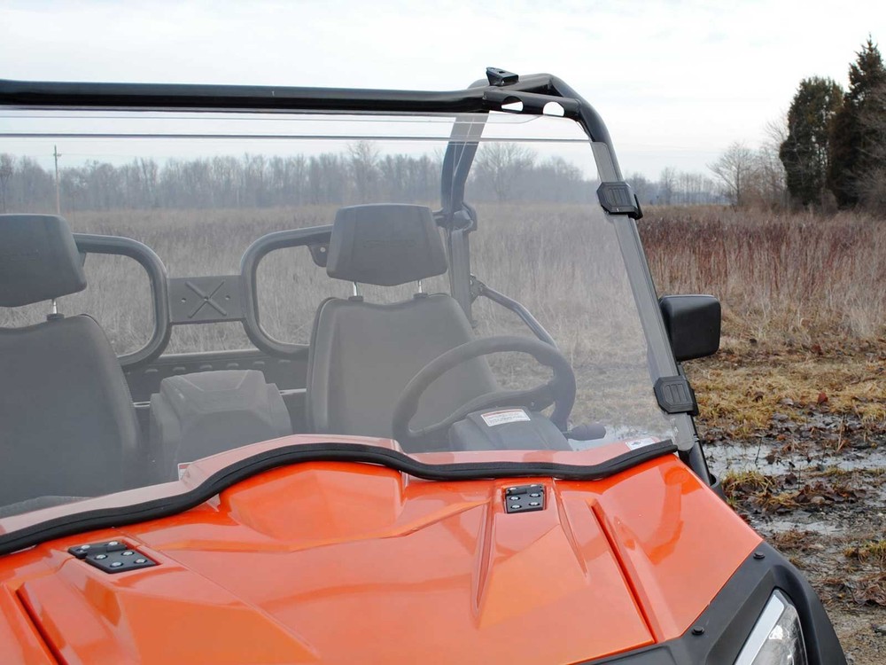 SuperATV CFMOTO UForce 500/ 800 Clear Scratch Resistant Full Windshield (2014+)