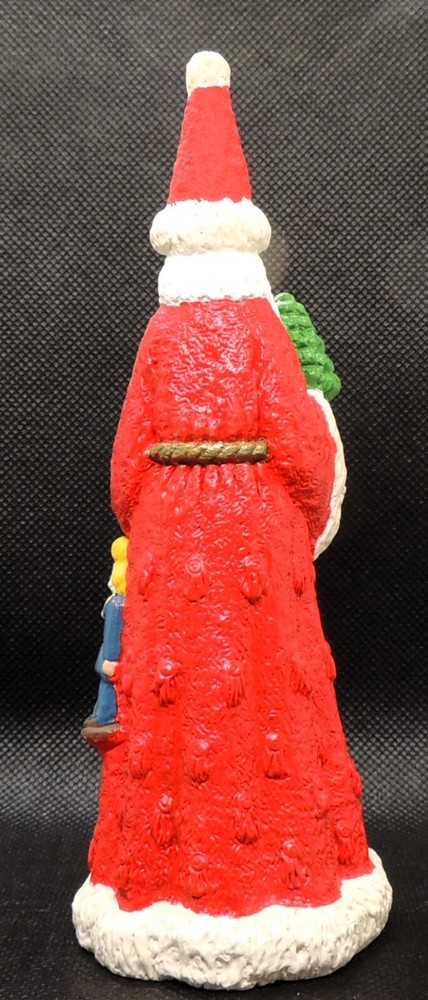 Pencil Santa Plaster Figurine