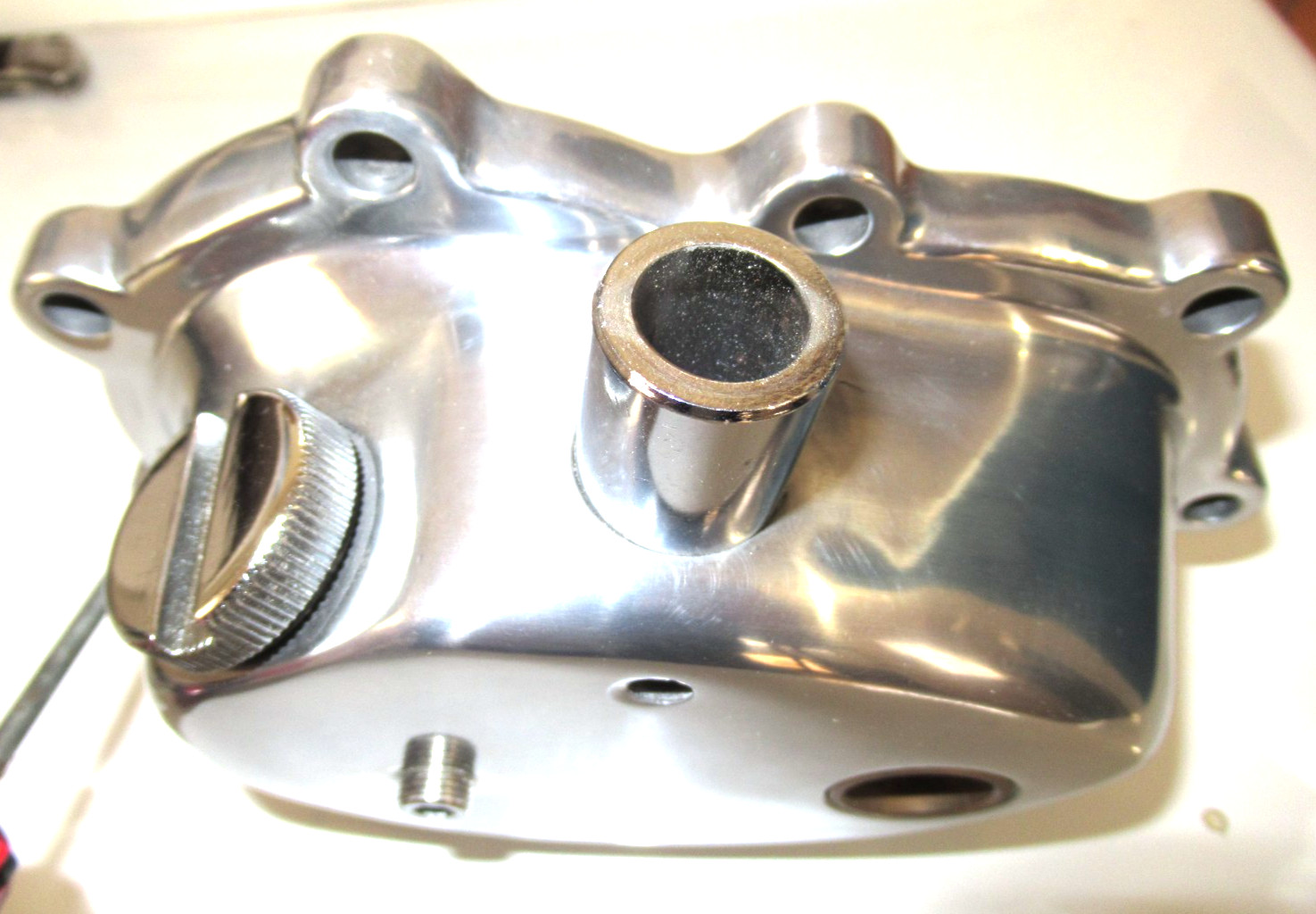 HARLEY STYLE POLISHED 4 SPEED KICK START COVER 33277-36A 1936-84