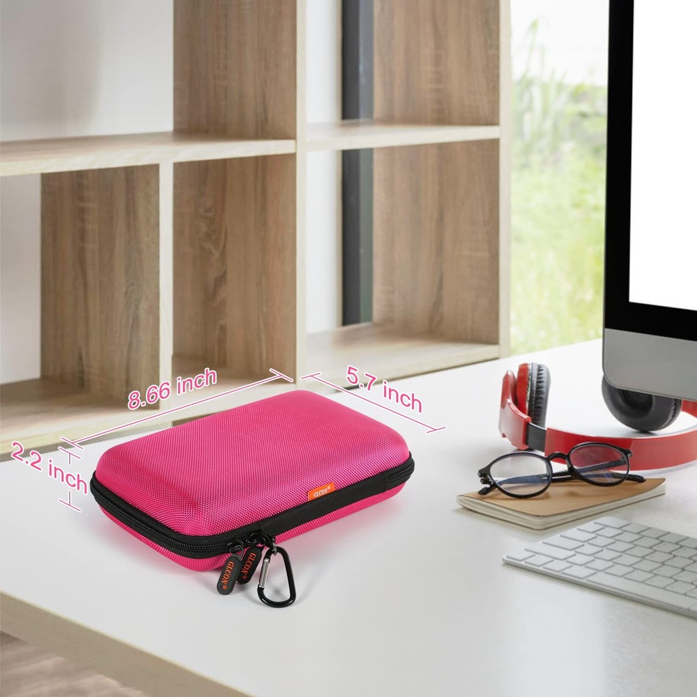 Electronics Tech Organizer Portable Travel Case - Hard Shell Protective Carry...