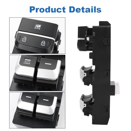 Automatic Power Master Window Switch Compatible with Kia Optima 1.6L 2.0L 2.4L