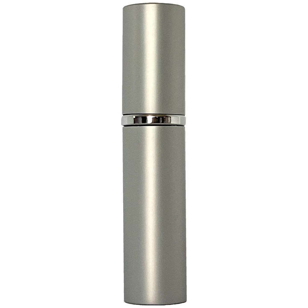 6ml 0.20oz Empty Perfume Glass Spray Bottles Silver Atomizer Casing Refillable