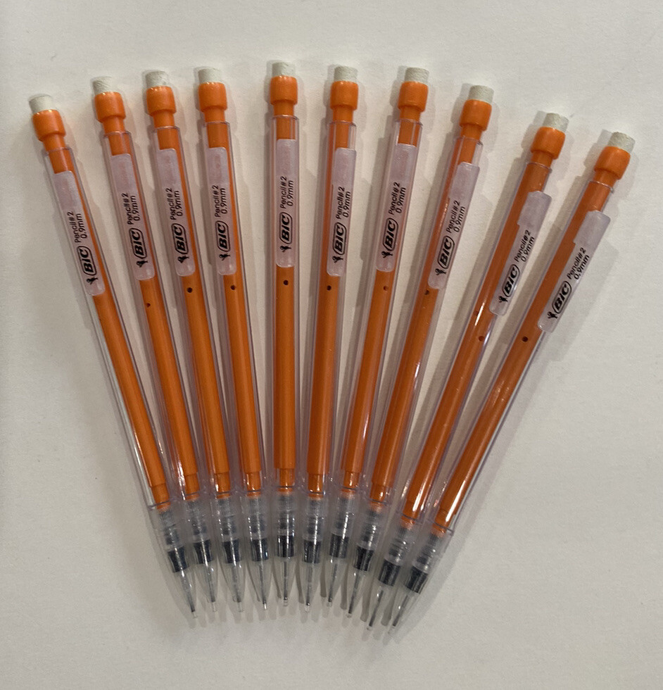 10 Pcs BIC Pencil# 2.   0,9mm