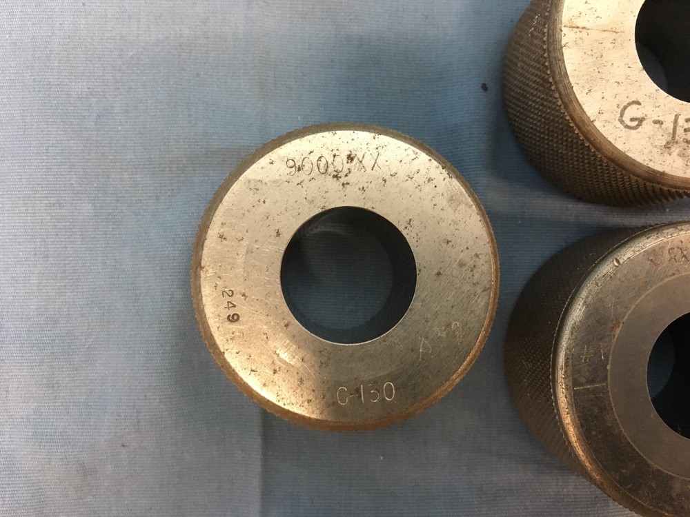 7 Various Sheffield Master Setting Rings For Air Spindle