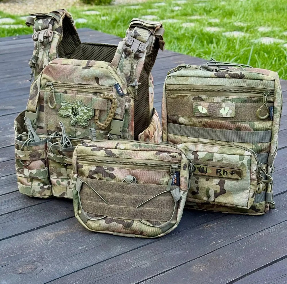 Complete Cordura Plate Carrier Set multicam💛💙