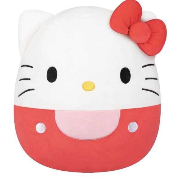 Red Hello Kitty Squishmallows 18"LARGE Pillow Plush -New
