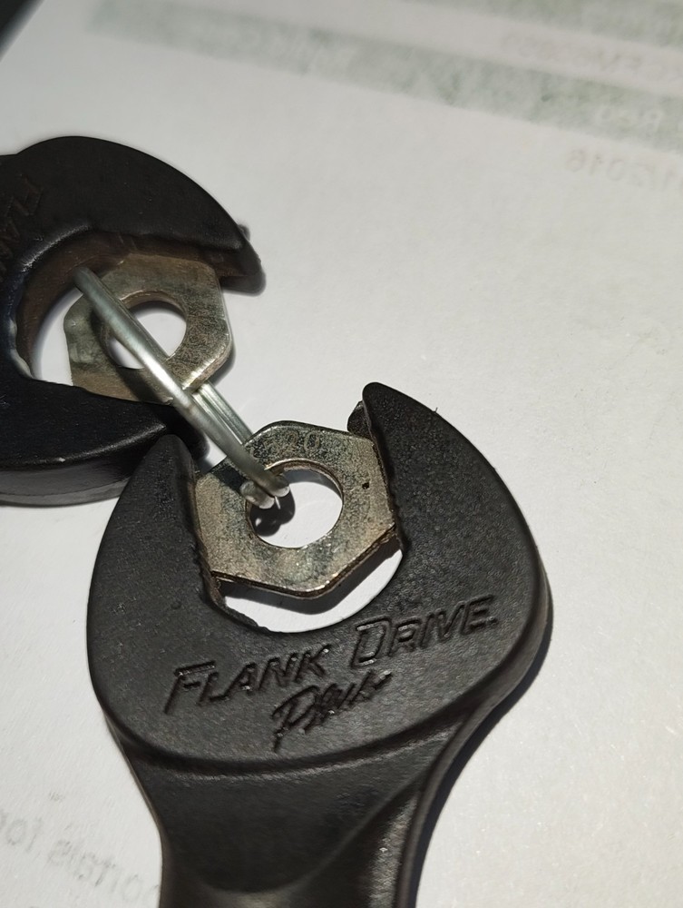 Snap On tool box keys K520, 520. Two keys, used.
