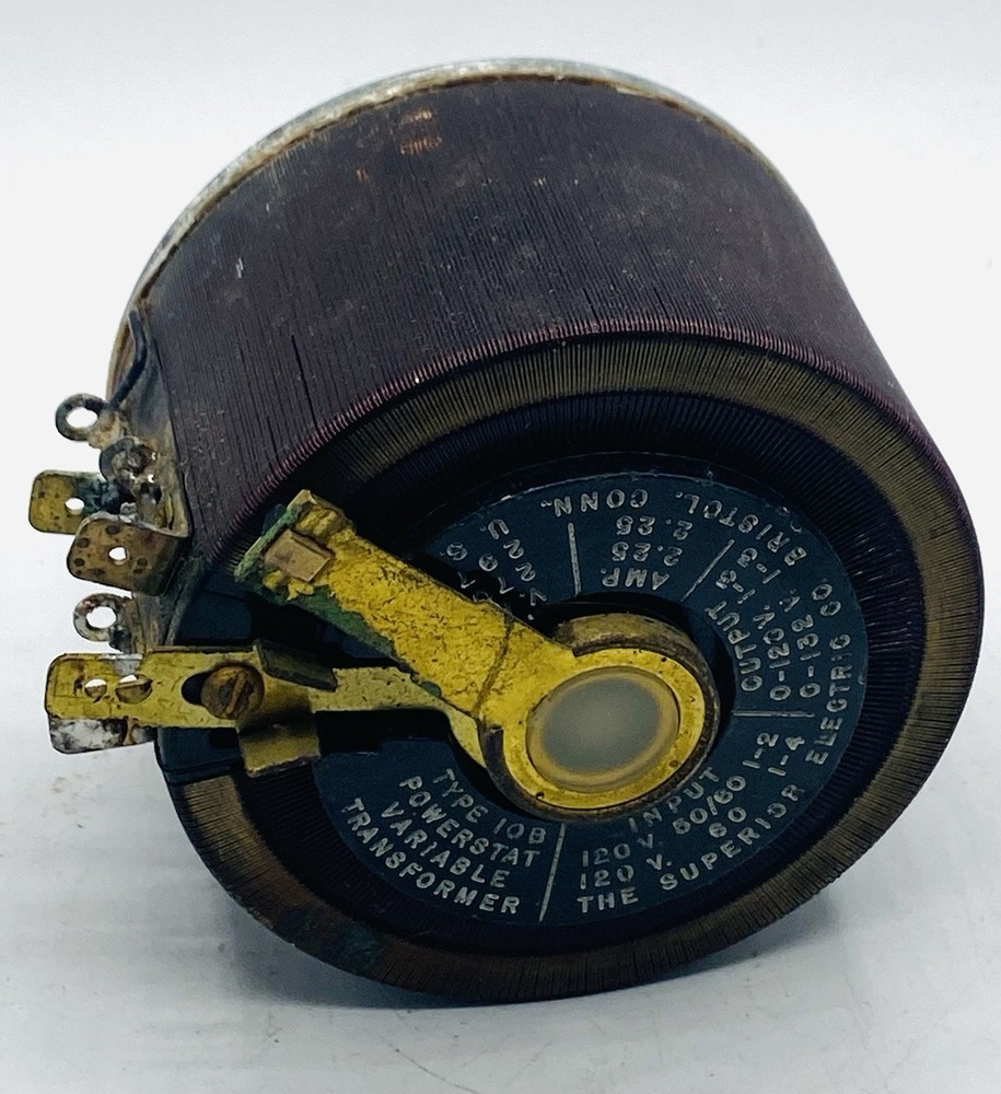 SUPERIOR ELECTRIC POWERSTAT 10B VARIABLE TRANSFORMER 120V INPUT 130V 2.25A Z3