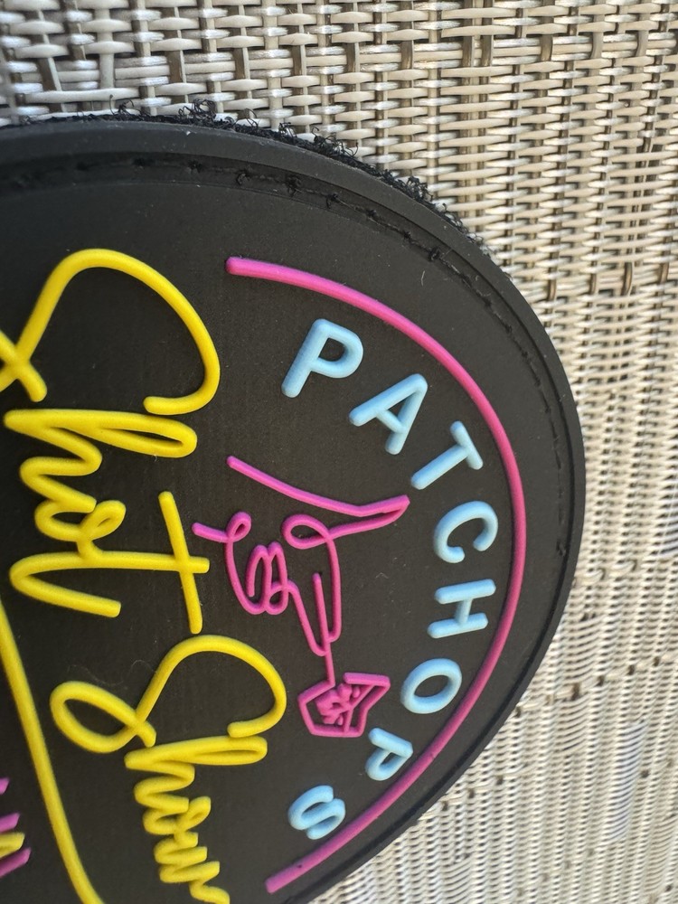 3M Patchops PVC V BACK PATCH Shot Show 2024 Quality Tactical Patch Ops Colorful