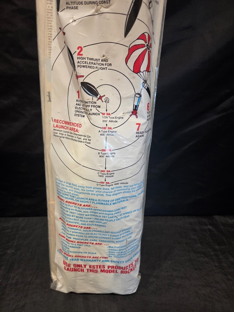 Estes Pathfinder Flying Model Rocket Skill Level 3 EST 1997