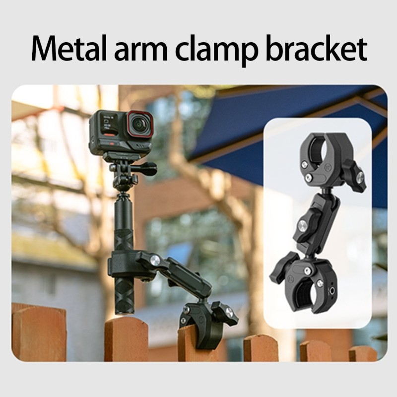 Flexible Clamp Arm Secure Fastening Solution For Light Stands Outdoor Activity