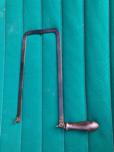 Vintage Extra Deep Saw Frame. about 12". Silversmithing, Metalsmithing
