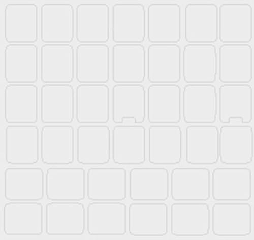Blank Transparent Keyboard Stickers Label Decal Self-Adheisive for Computer