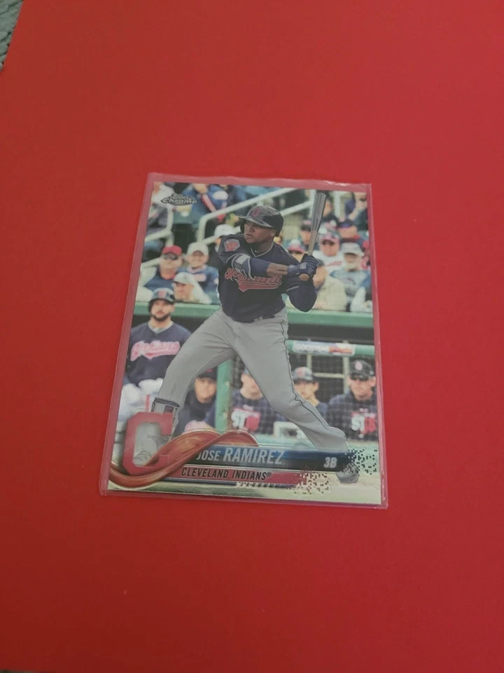 !!!     JOSE RAMIREZ   TOPPS CHROME   BASEBALL  CARD $$