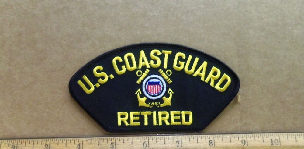 U.S. Coast Guard Retired Embroidered Patch
