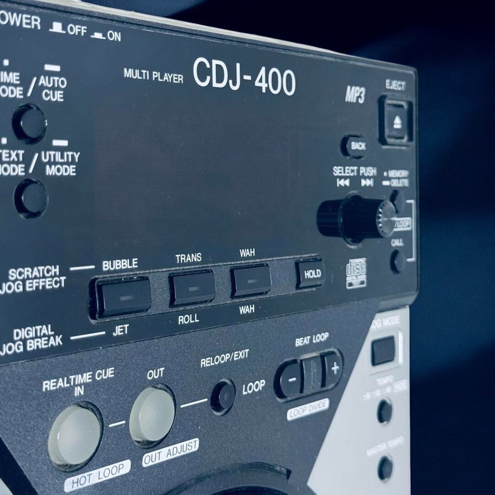 Pioneer CDJ-400 Digital DJ CD Player Deck Turntable Tested Working