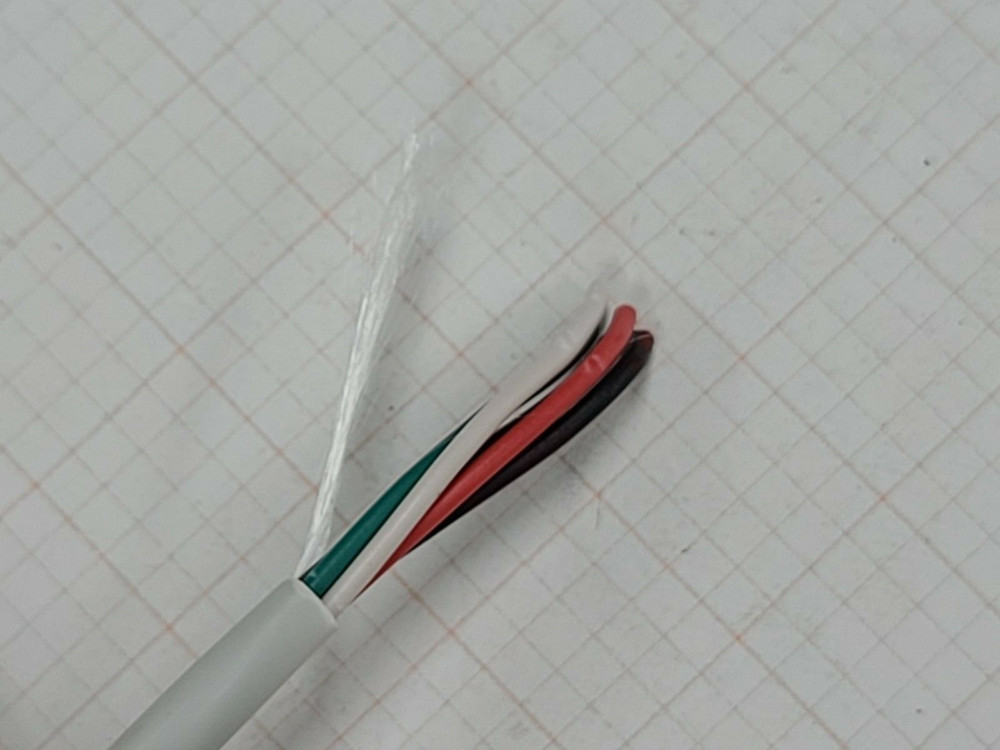 Lake Cable 18/5C Solid Plenum Thermostat Cable CMP CL3P FPLP White /50ft