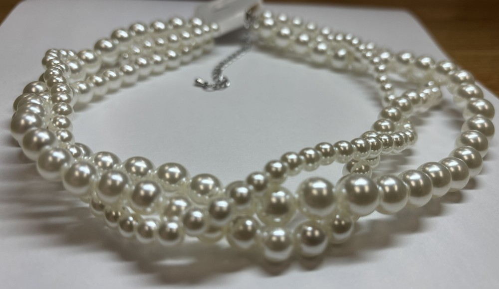 Pearl Link Choker Necklace