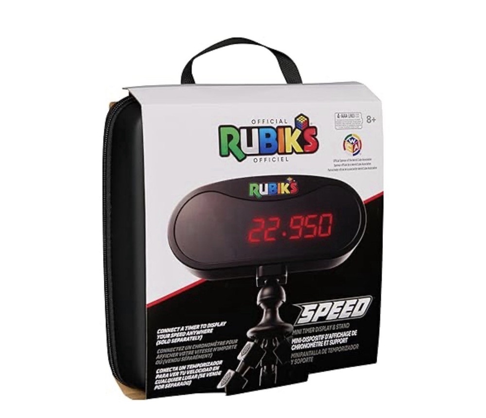 Rubik's Cube Speed Mini Timer Display and Stand Speedcubing NOT a Timer