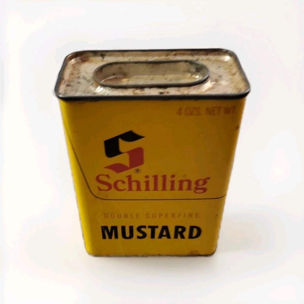 Late 1950's Schilling Mustard Tin