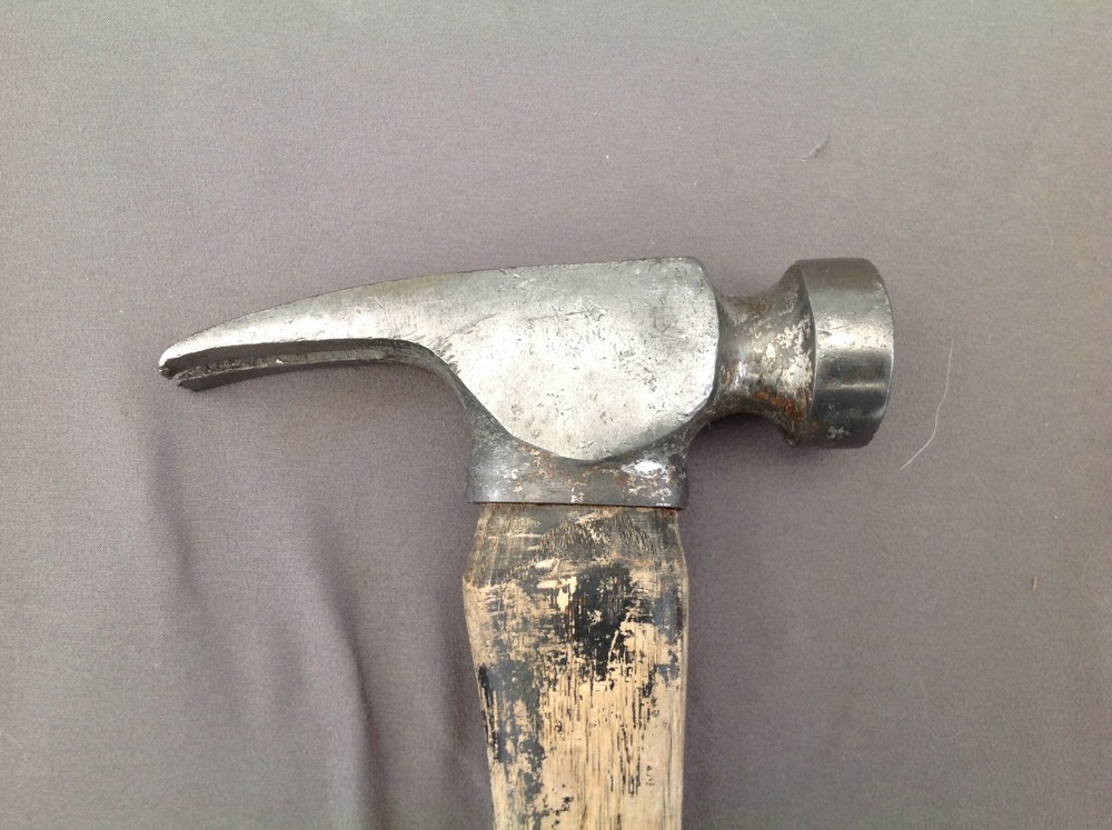 Vintage Large Waffle Head Framing Hammer Head