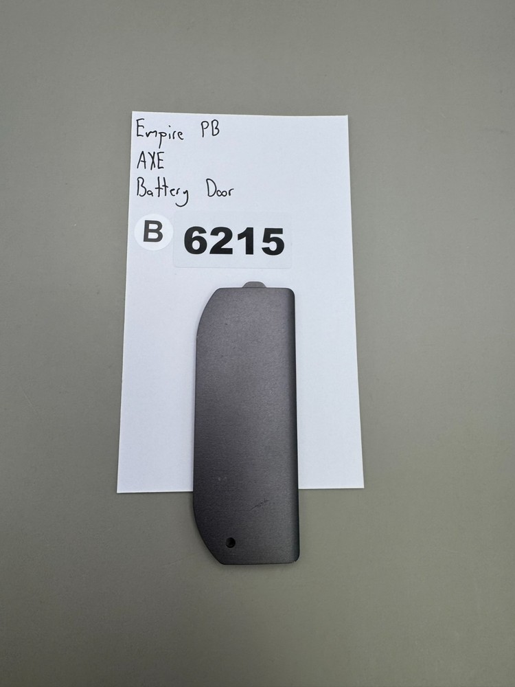Empire PB AXE Battery Door-Charcoal Grey