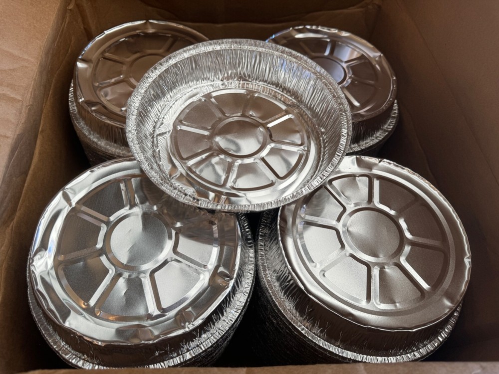 Western Plastics 508-B Foil Container 8" Round 500 per Pack