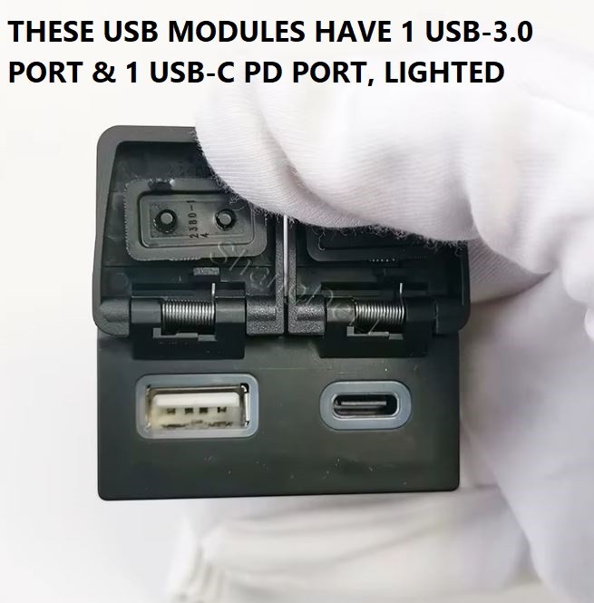 Rear Center Console USB Module for 3rd Gen Tundra / Sequoia – Plug & Play