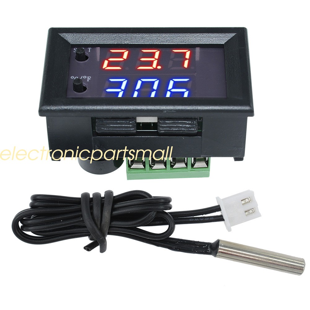 W1209WK DC12V -50~110°C Digital Thermostat Temperature Control Switch Sensor NTC