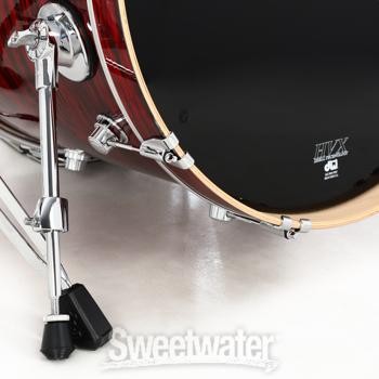 DW Performance Series 4-piece Shell Pack with 22-inch Bass Drum - Antique Ruby