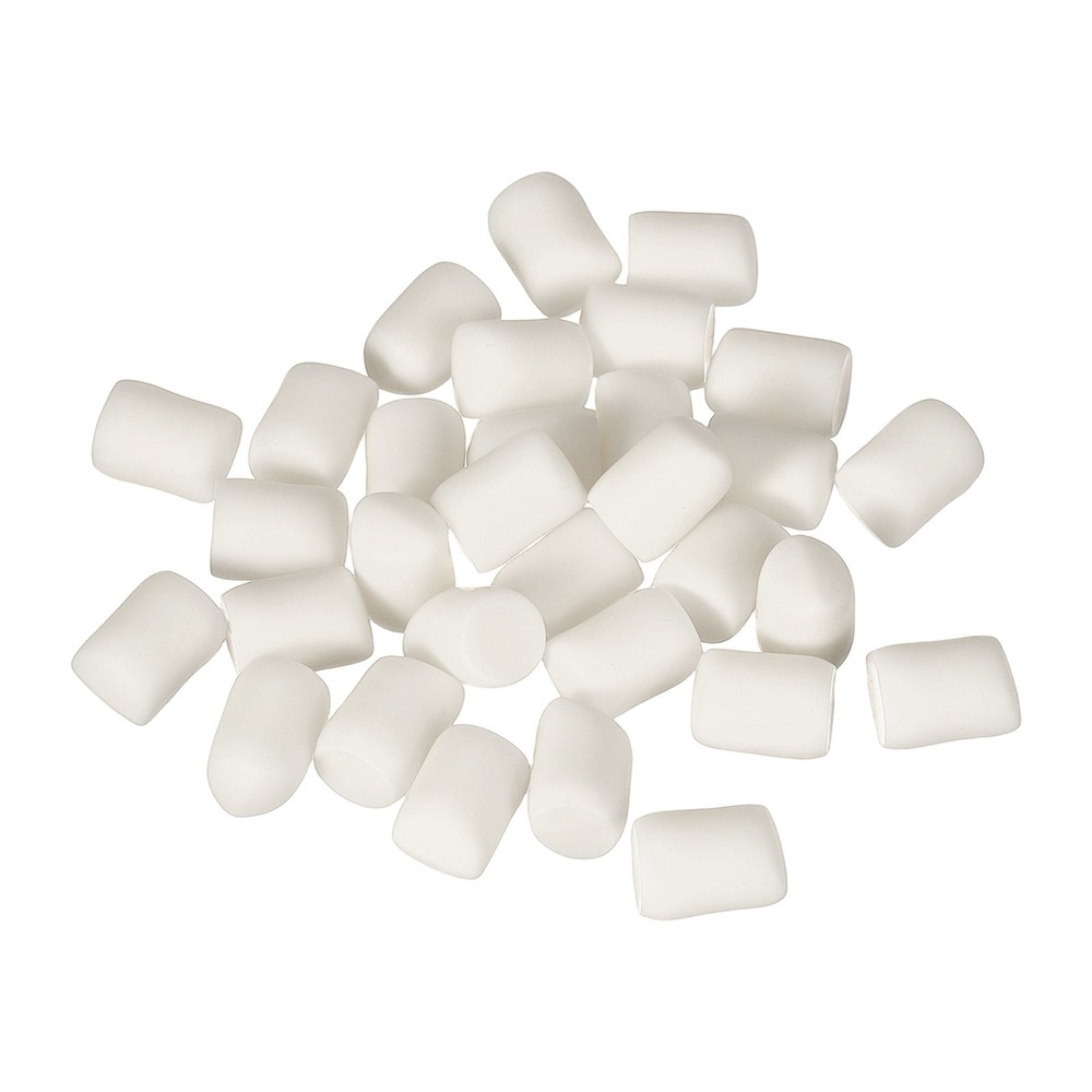 20 Pcs Resin Candy Charm, Artificial Simulation Cotton Candy, White