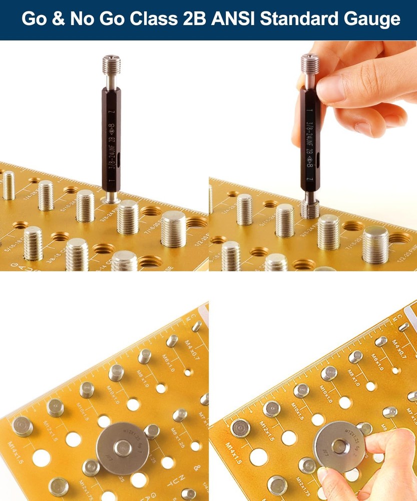 28 Nut and Bolt Thread Checker Bolt Identifier Board Bolt and Nut Identifier....