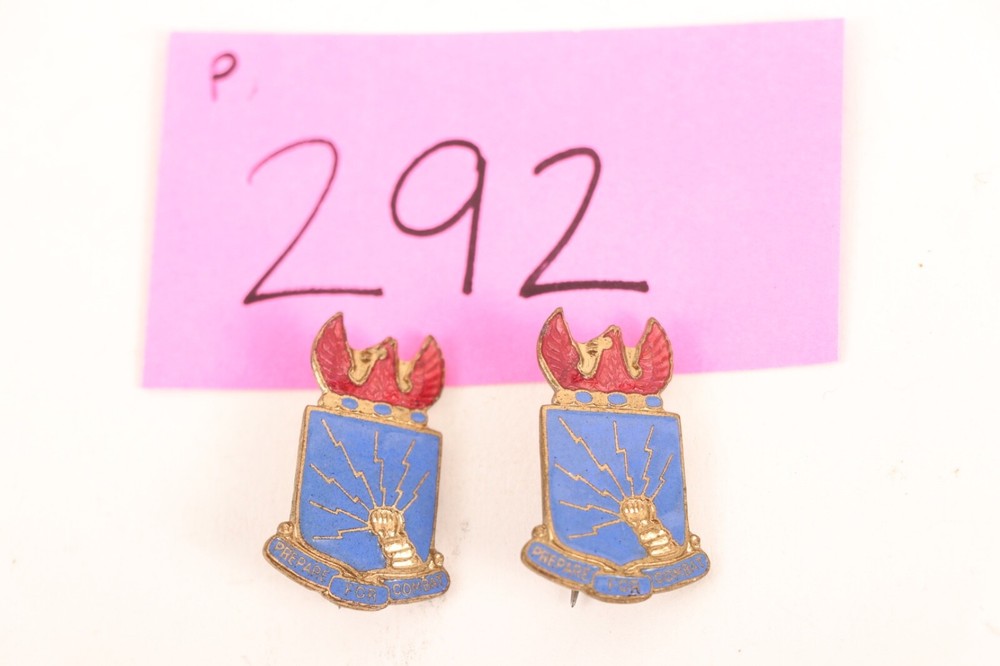 WWII ERa Theater Made Pin Back Unit Insignia.