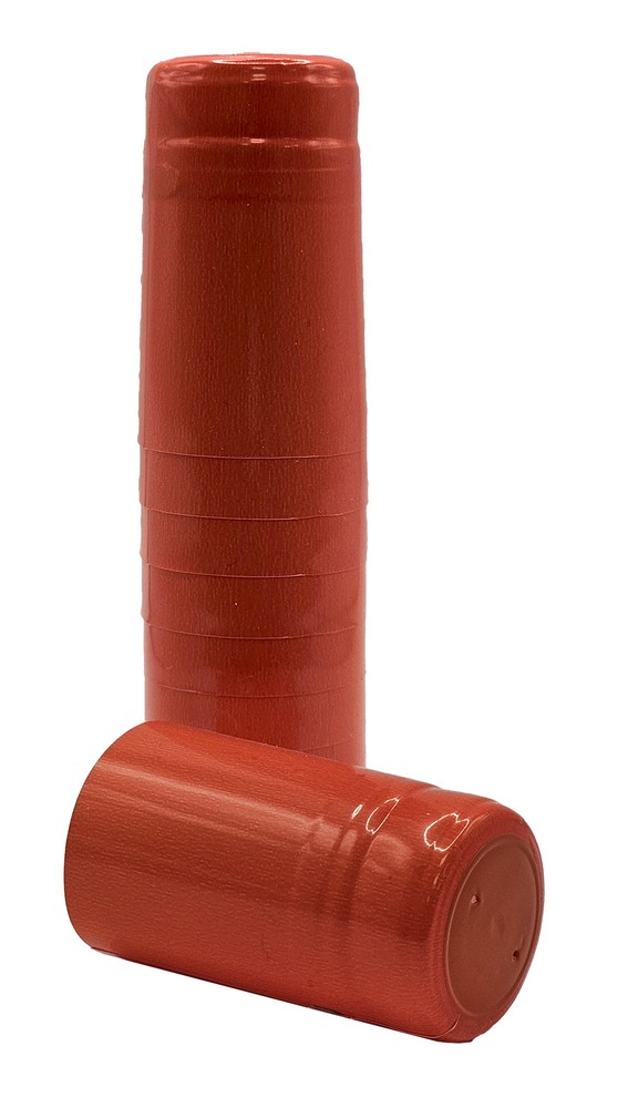 Orange PVC Shrink Capsules-30 Per Bag