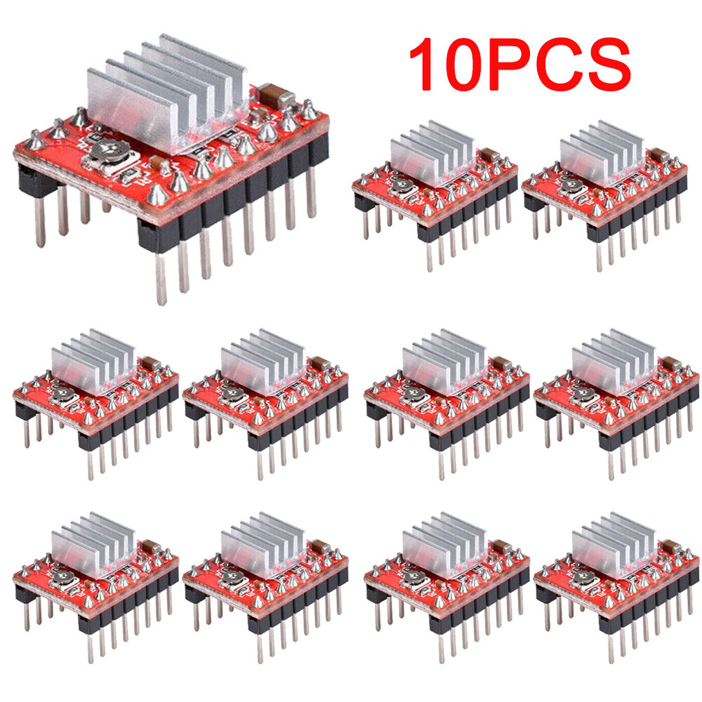 10Pcs A4988 Stepper Motor Driver Module for 3D Printer RepRap StepStick Arduino