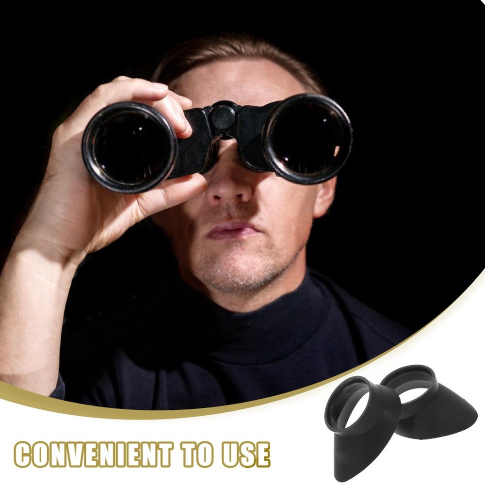 2 Pcs Microscope Goggles Eyepiece Cover for Telescope Lens Protector Cap
