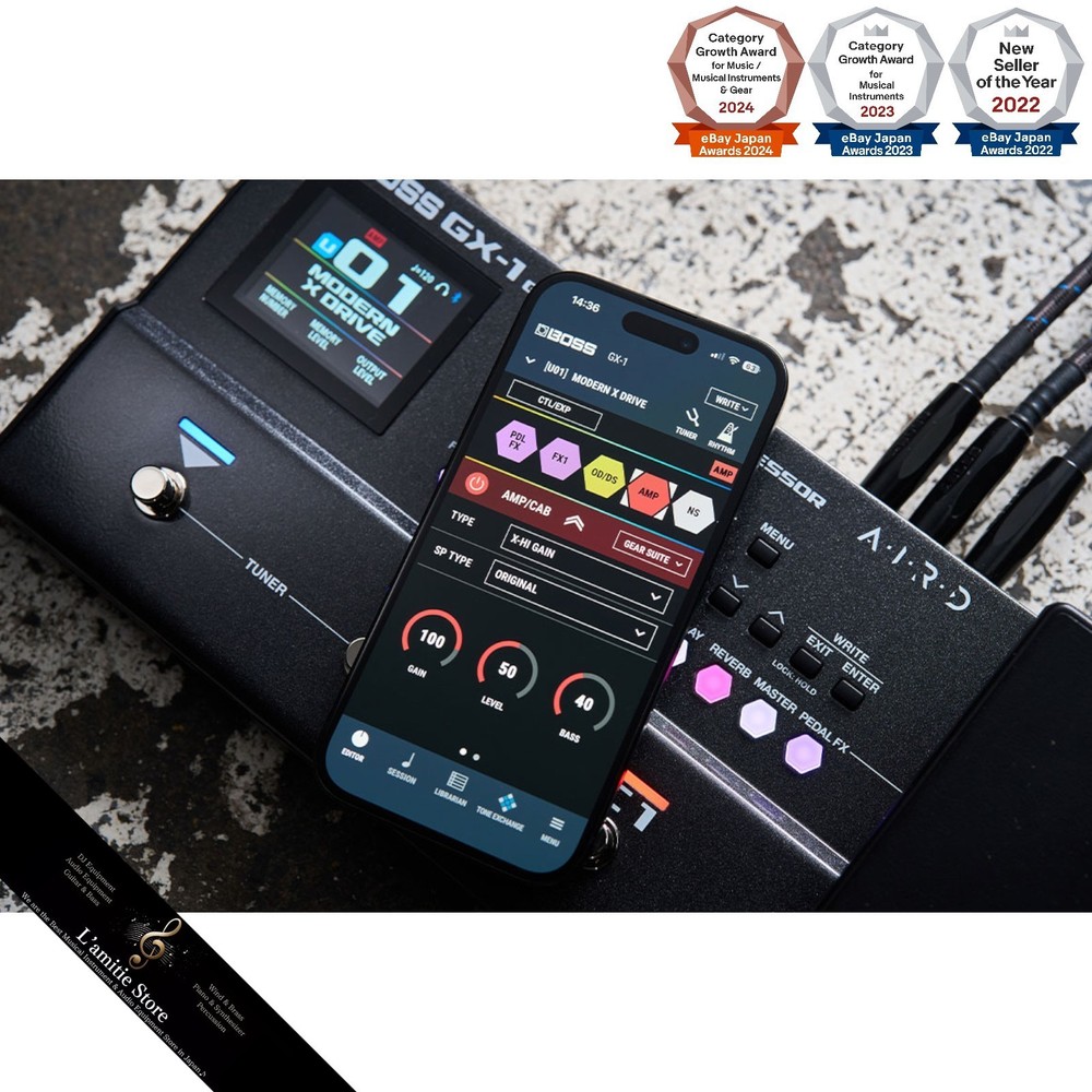 BOSS GX-1 Guitar Effects Processor Compact Powerful Multi Effecter GX1 AIRD JP