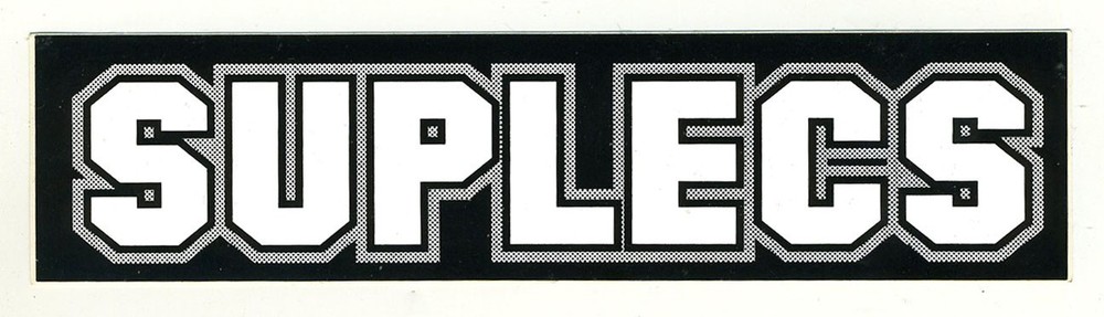 2002 Unused Band Sticker- Suplecs
