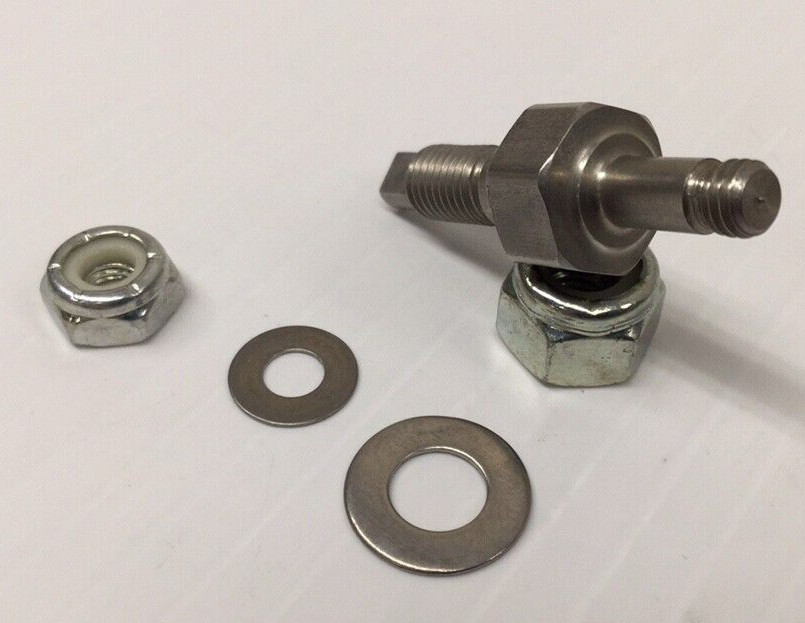 Bishop Wisecarver MJX1A Linear Guide Wheel Journal Assembly Eccentric Stainless